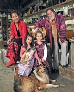 Dr. Margraf and family circa 2001